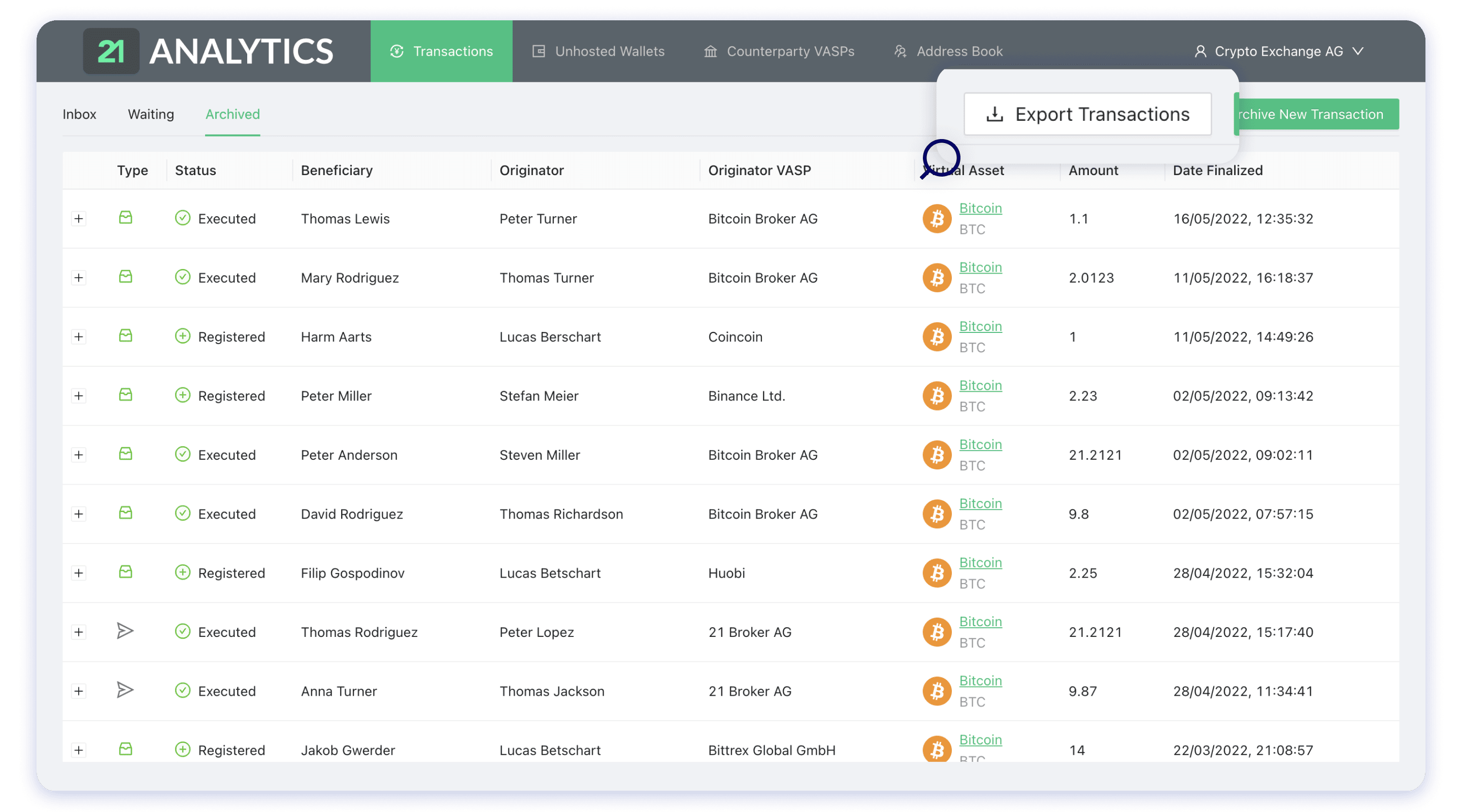 Easy Reporting User Interface